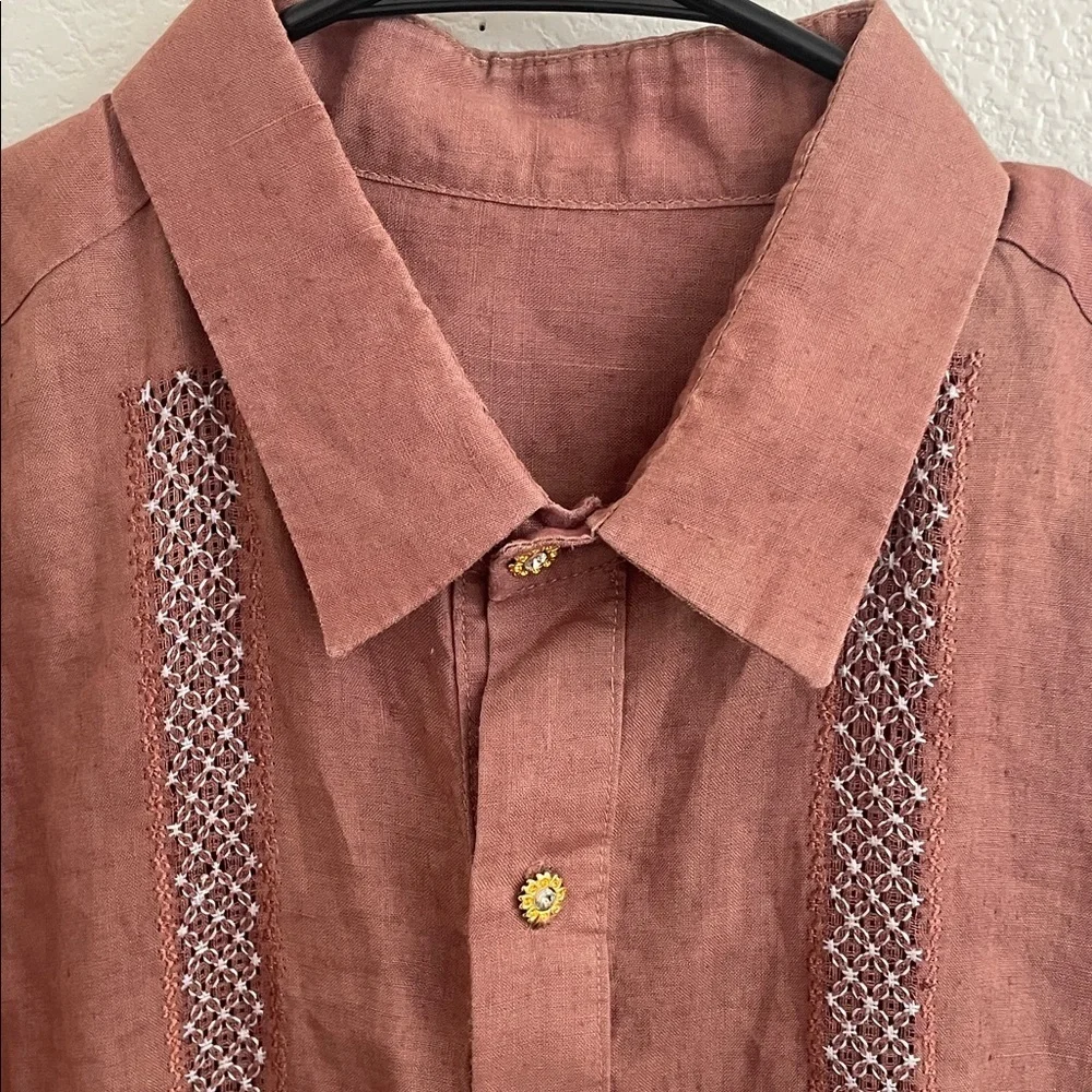 Men's Brown Long Sleeve Shirt
